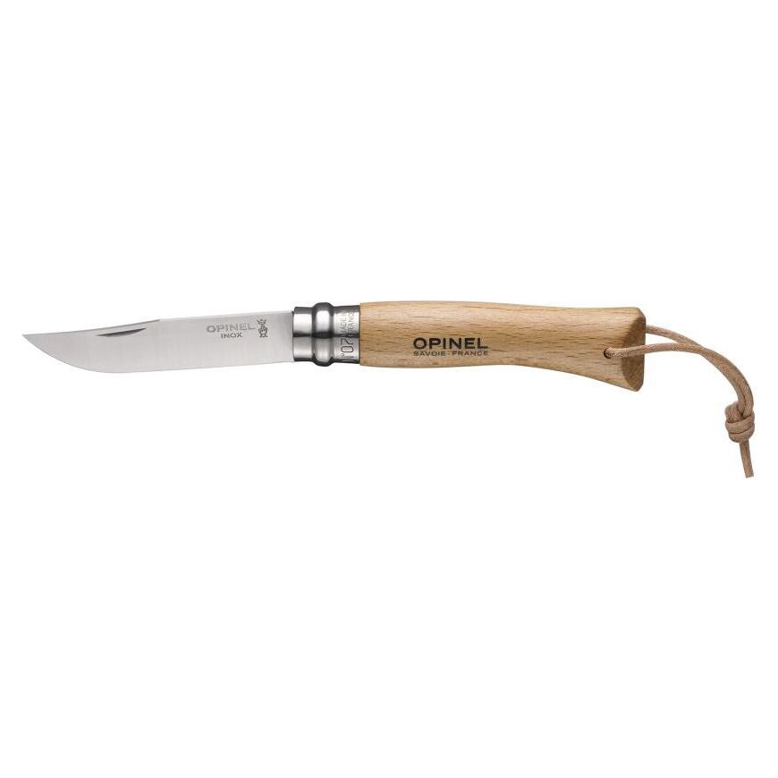 Opinel N°07 Цветная рукоятка с шнурком (доступно в 6 цветах)