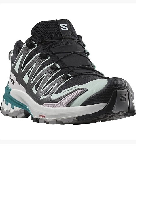 SALOMON zapatillas XA Pro 3D V9 GTX W negro/azul claro/rosa