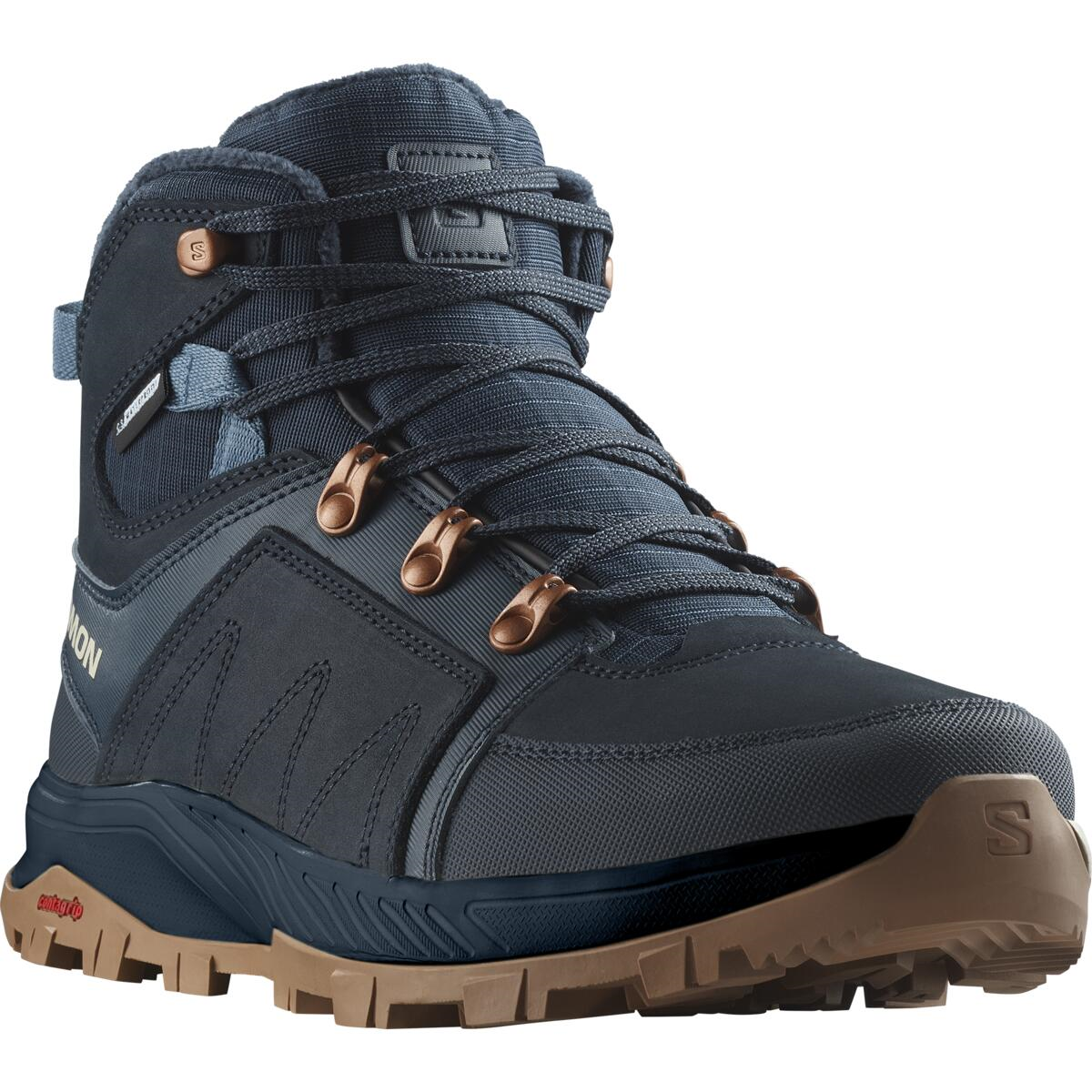 ZAPATOS SALOMON Outchill TS CSWP W azul oscuro/marrón