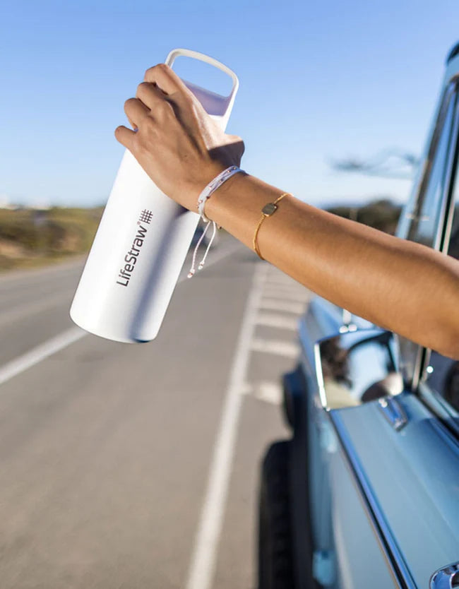 LifeStraw Go 2.0 Stainless Steel Water Filter Bottle 1L