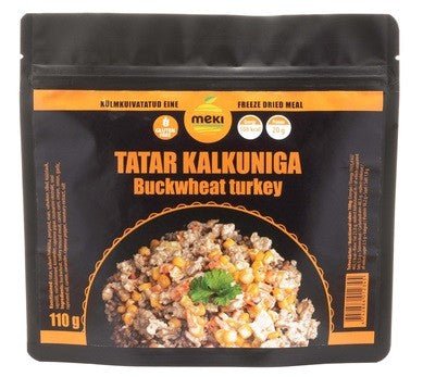 MEKI Buckwheat with Turkey 110g - DABAI.LV