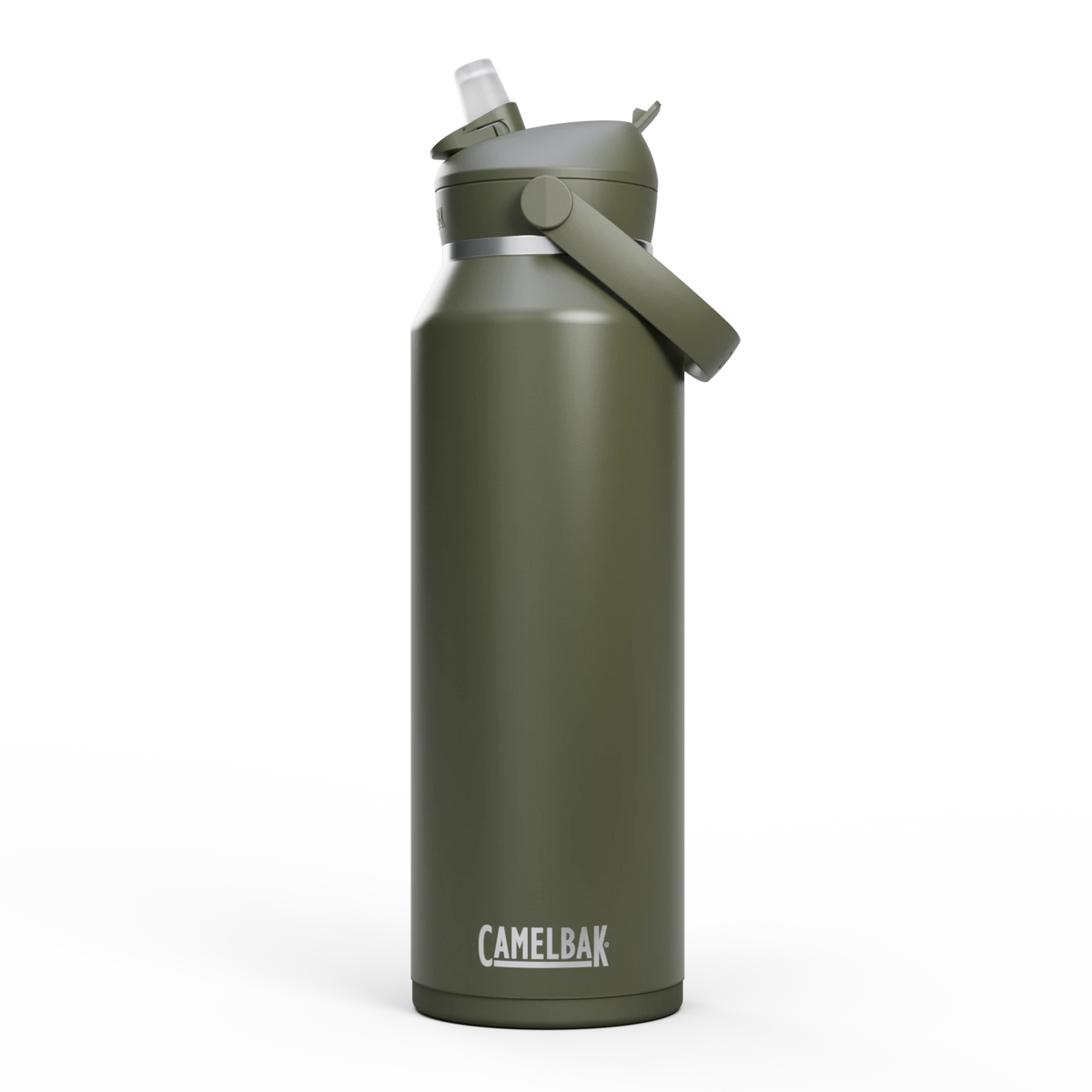 Botella CamelBak Thrive™ Flip Straw 1,2L, Acero Inoxidable Aislado