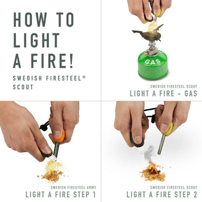 Light My Fire Swedish FireSteel BIO scout 2in1