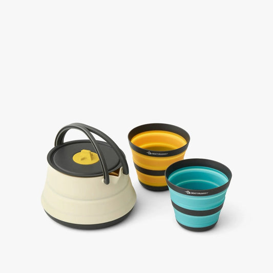 Sea To Summit Frontier Ultralight Juego de Cocina con Tetera Plegable 3 piezas