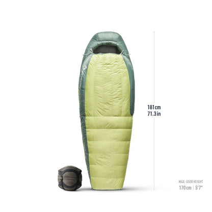 Sea To Summit Ascent saco de dormir de plumón para mujer -9 °C Regular