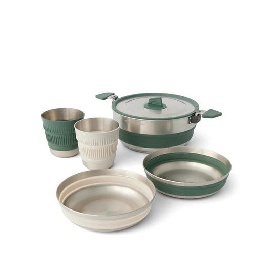 Sea To Summit Detour Stainless Steel One Pot Cook Set Olla de 3L (Set de 5 piezas)
