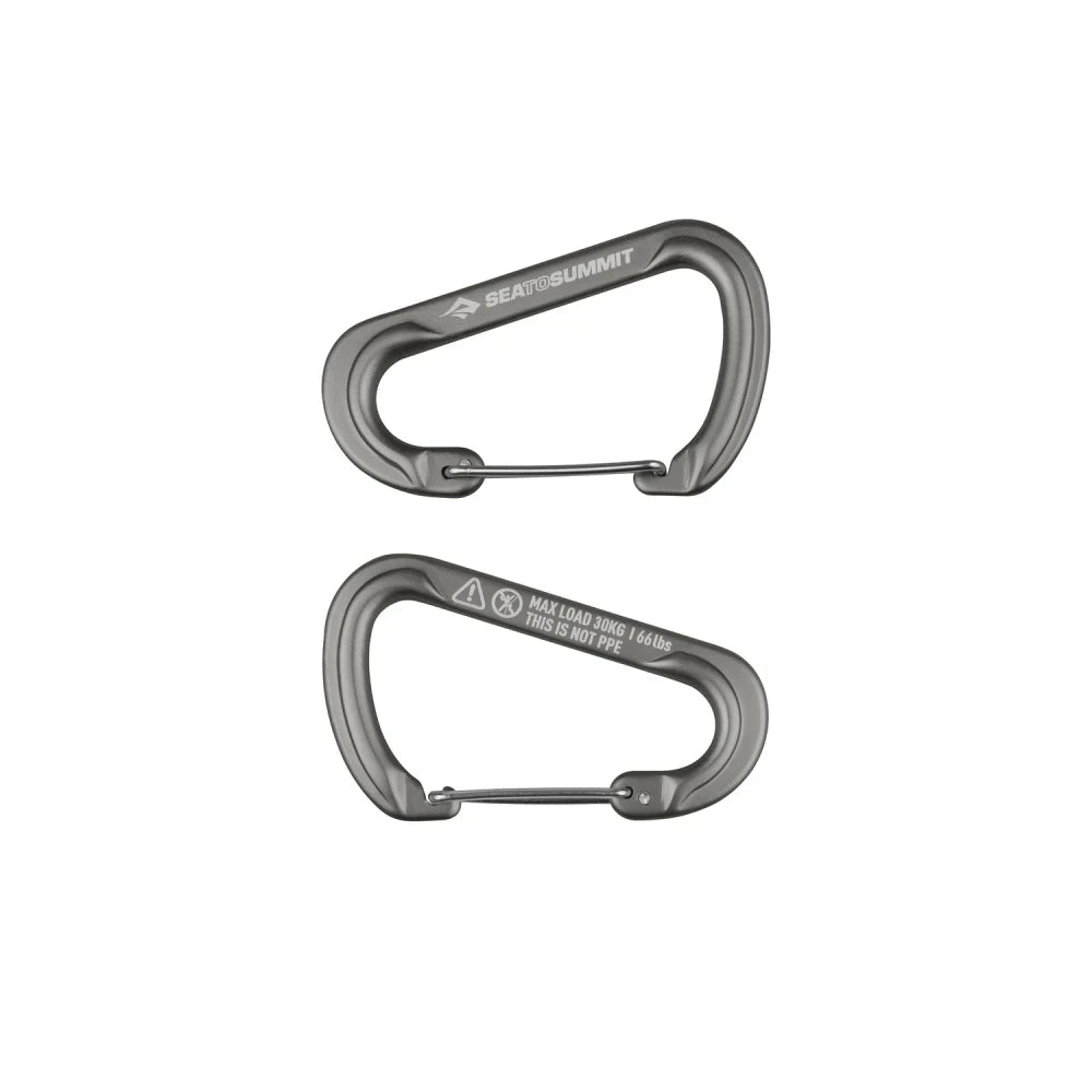 Sea To Summit Set de Mosquetones para Accesorios - [2 Piezas] Grandes