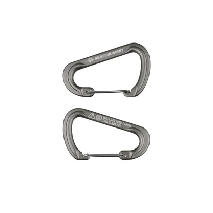 Sea To Summit Set de Mosquetones para Accesorios - [2 Piezas] Grandes