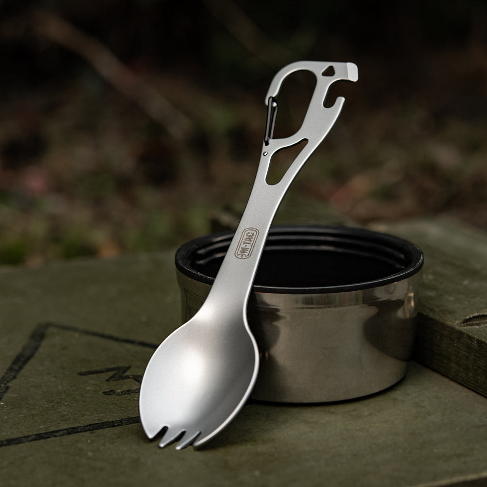 M-Tac juego de cubiertos spork con mosquetón