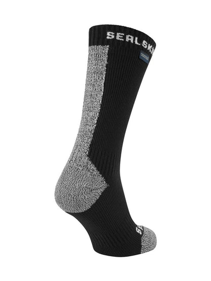Sealskinz Briston Calcetín Impermeable de Media Altura para Todo Tipo de Clima con Hydrostop™