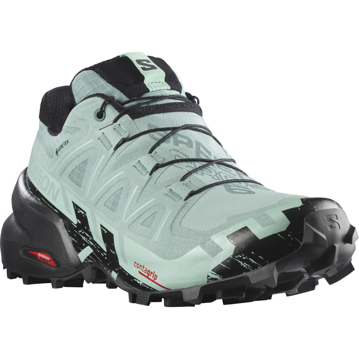 ZAPATOS SALOMON Speedcross 6 GTX W verde claro/negro