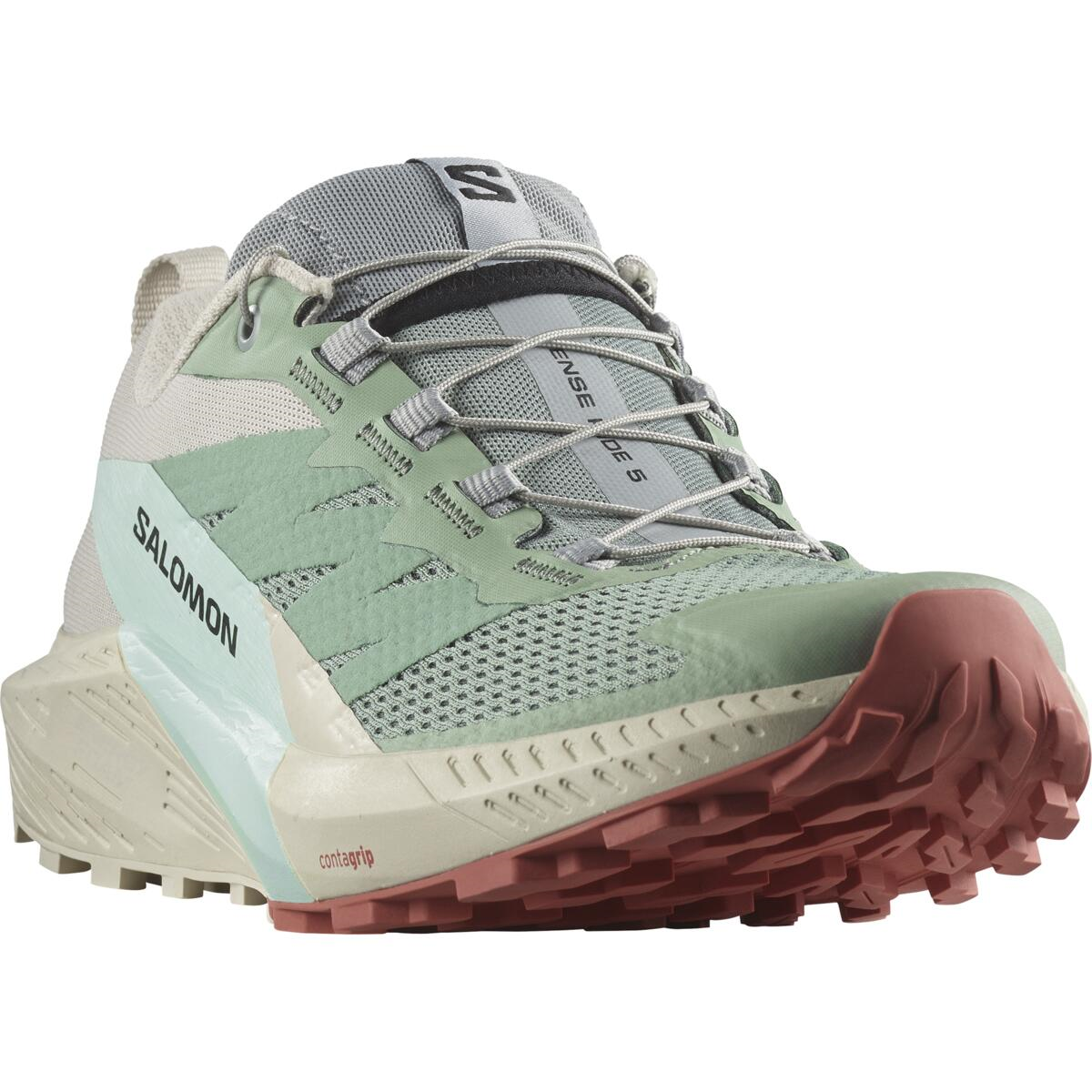 SALOMON обувь Sense Ride 5 W светло-синий/зеленый/серый
