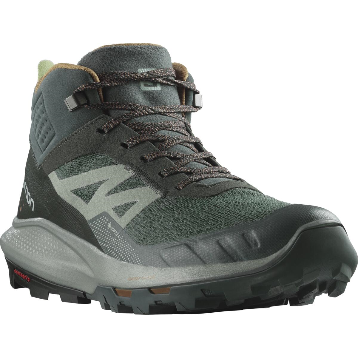 Zapatos SALOMON Outpulse Mid GTX gris/verde oscuro