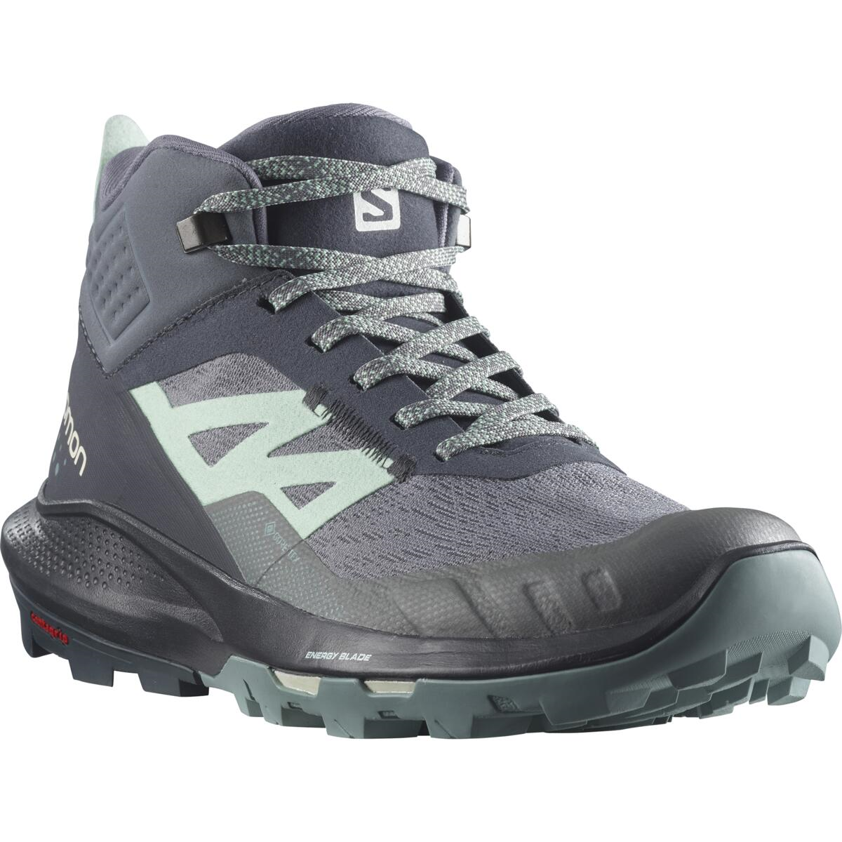 SALOMON zapatos Outpulse Mid GTX W gris/azul claro/negro