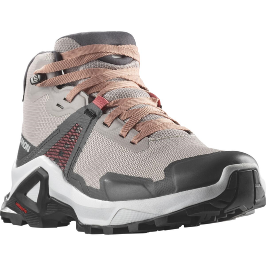 SALOMON обувь X Raise Mid GTX J белый/серый/розовый