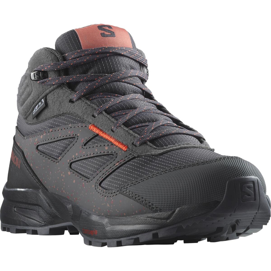 SALOMON обувь Outway Mid CSWP J черный/серый/персиковый