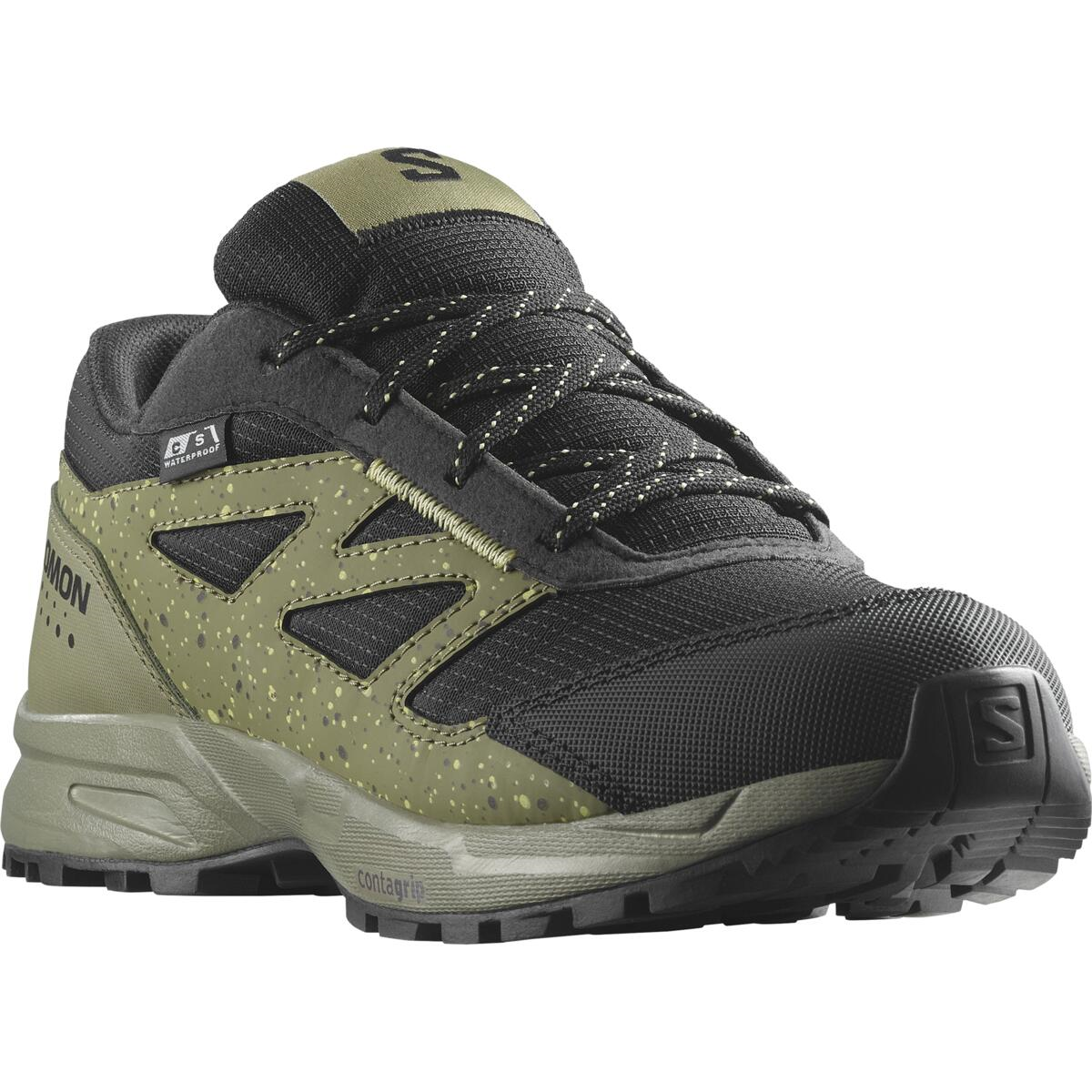 SALOMON zapatos Outway CSWP J negro/verde oscuro