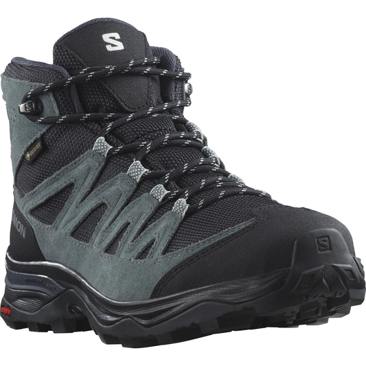 SALOMON обувь X Ward Leather Mid GTX W черный/серый
