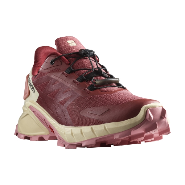 ZAPATOS SALOMON Supercross 4 GTX W rojo oscuro/beige