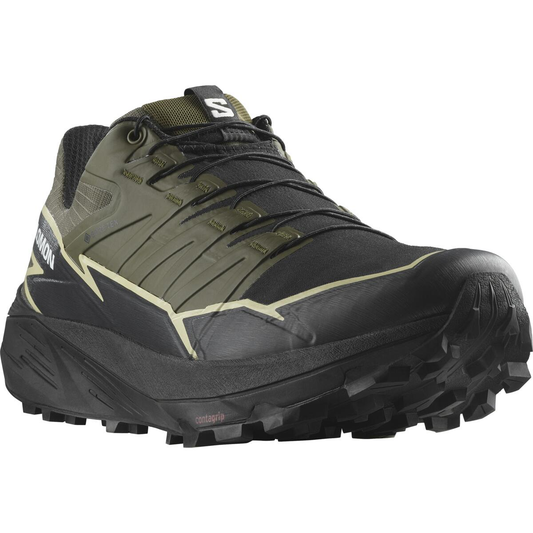 Zapatos SALOMON Thundercross GTX black/camo green