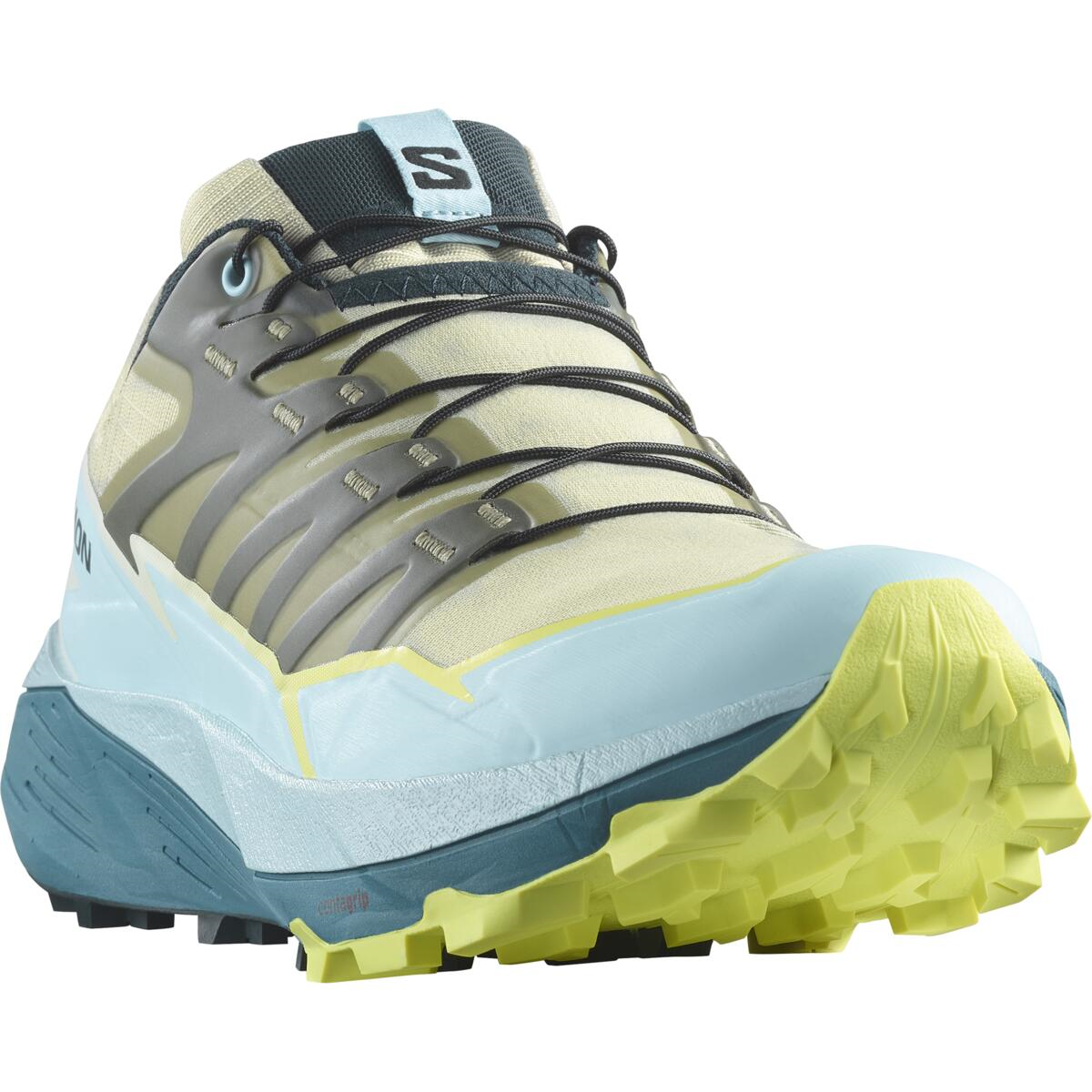 SALOMON zapatos Thundercross W verde/azul claro/gris