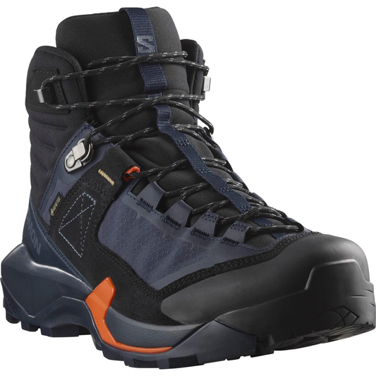 SALOMON zapatos X Ultra Alpine Mid GTX negro/azul oscuro/naranja