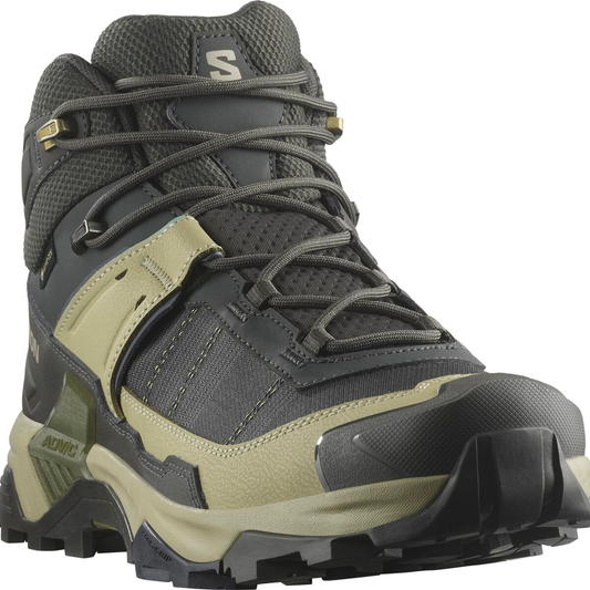 Zapatos SALOMON X Ultra 5 Mid GTX green/dark green