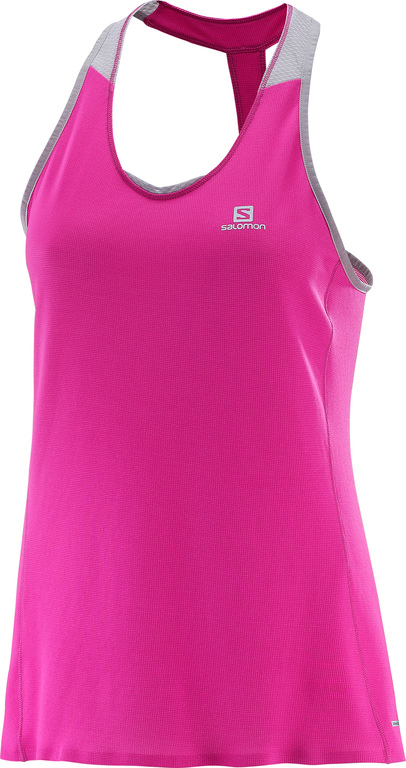 SALOMON krekls bez piedurknēm Sense Pro Tank W violet/grey