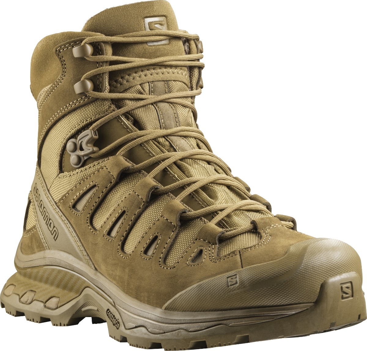 Zapatos tácticos SALOMON Quest 4D Forces 2 coyote brown