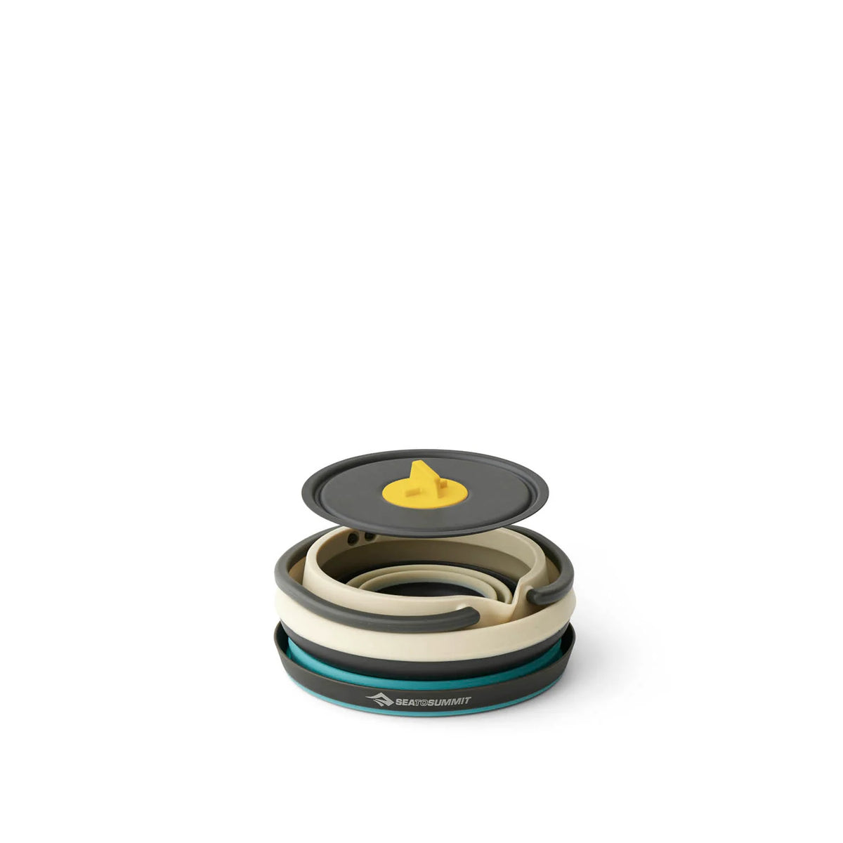 Sea To Summit Frontier Ultralight Juego de Cocina con Tetera Plegable 3 piezas (Juego para una persona)