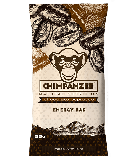 Chimpanzee Energy Bar Chocolate Espresso - dabai.lv