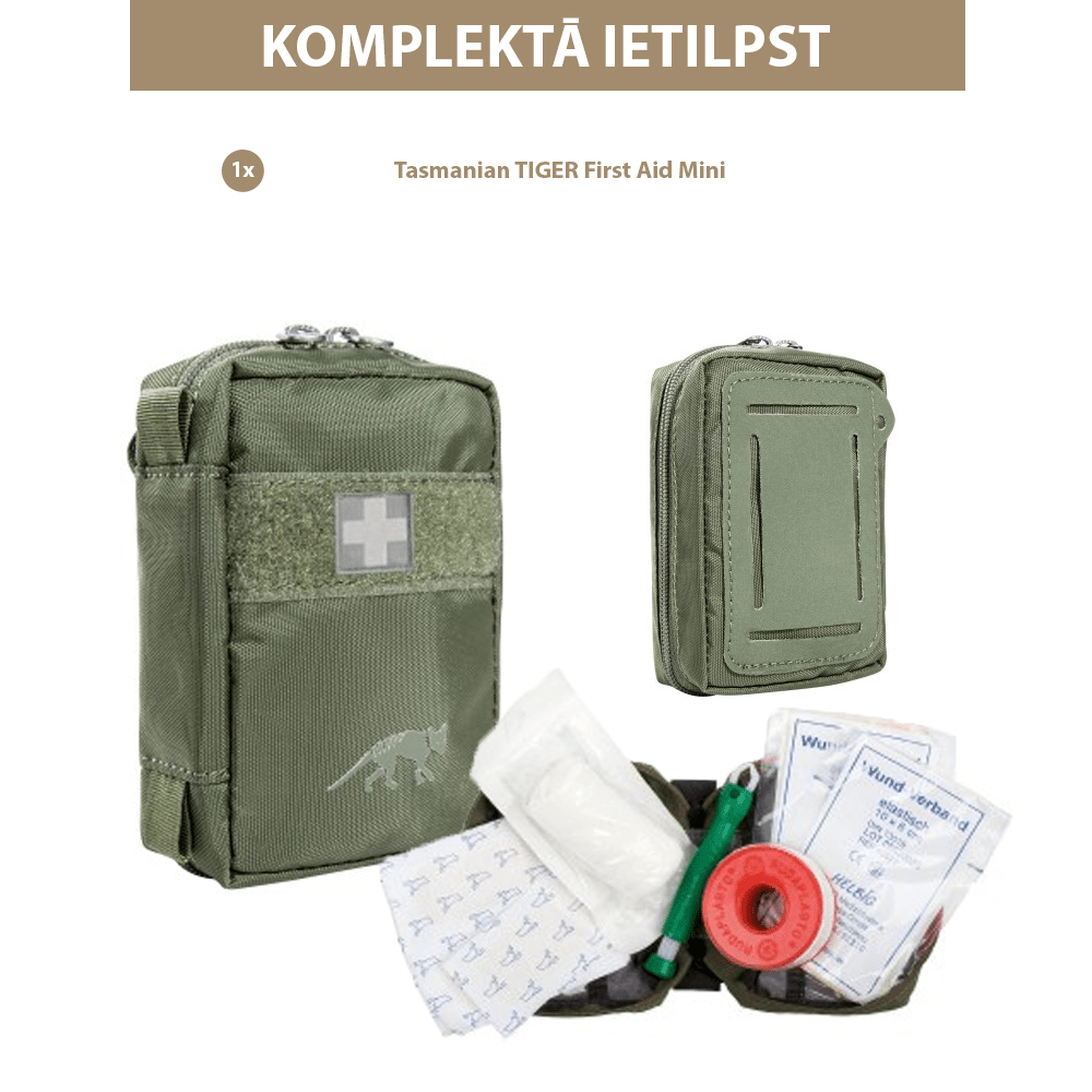 M - TAC Emergency Bag (Full Set)(With Incomplete First Aid Kit) - DABAI.LV