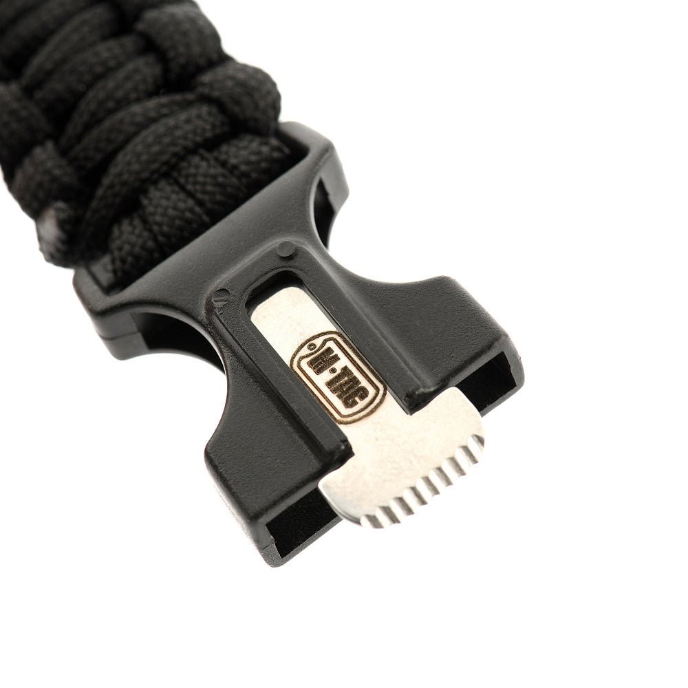 M - Tac paracord bracelet with flint lighters, compass, and whistle - alanaturaleza.es