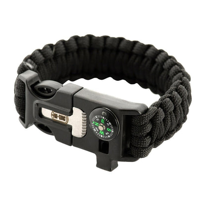 M - Tac paracord bracelet with flint lighters, compass, and whistle - alanaturaleza.es