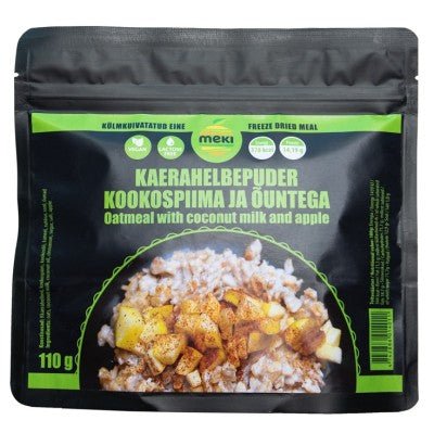MEKI Oatmeal Porridge with Coconut Milk and Apples 100g - alanaturaleza.es