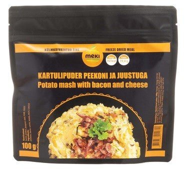 MEKI Mashed potatoes with bacon and cheese 100g - alanaturaleza.es