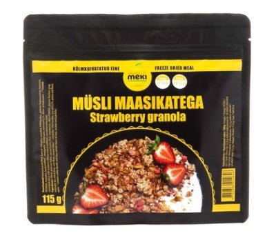MEKI Muesli with strawberries 115g - alanaturaleza.es