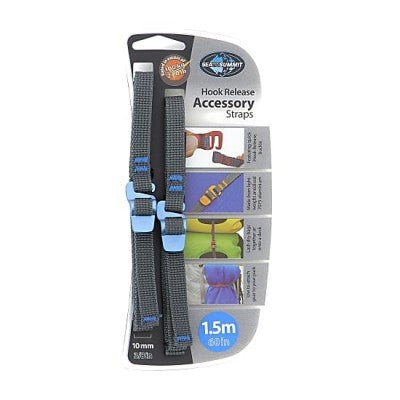 Sea To Summit Accessory Strap w. Hook Buckle 10mm Webbing - 1.5m - dabai.lv
