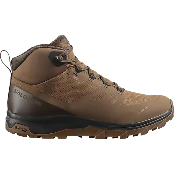 SALOMON shoes Outsnap CS WP dark earth